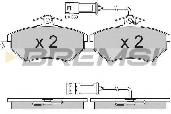 BREMSI BP2644