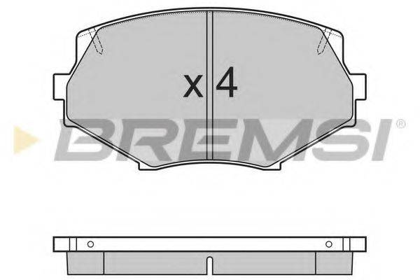 BREMSI 23354 Комплект гальмівних колодок, дискове гальмо
