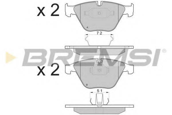 BREMSI BP3073