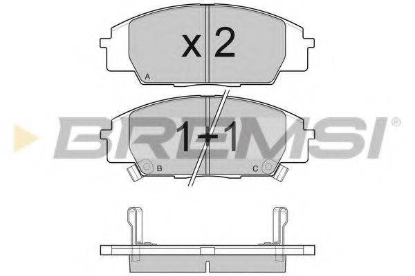 BREMSI BP3077