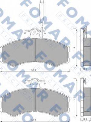 FOMAR FRICTION FO 453081