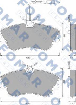 FOMAR FRICTION FO 677781