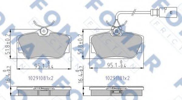 FOMAR FRICTION FO 691181