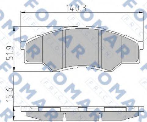 FOMAR FRICTION FO 872581