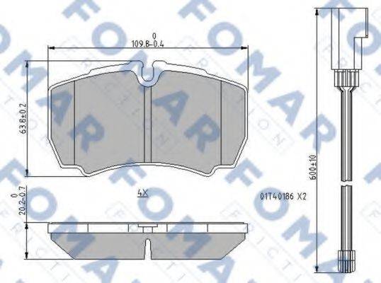 FOMAR FRICTION FO 912581