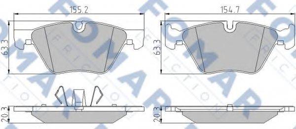 FOMAR FRICTION FO 934781