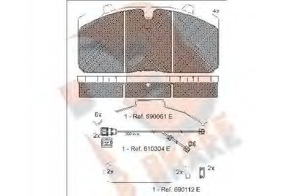 R BRAKE RB1253-122