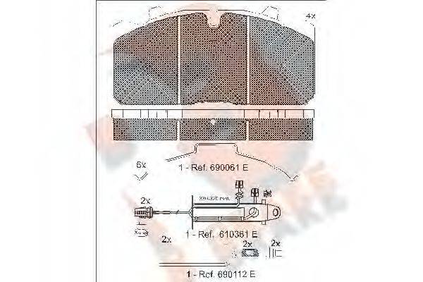 R BRAKE RB1253-124