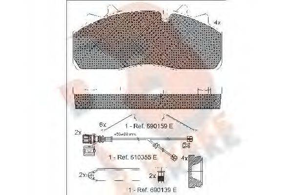 R BRAKE RB1623-122