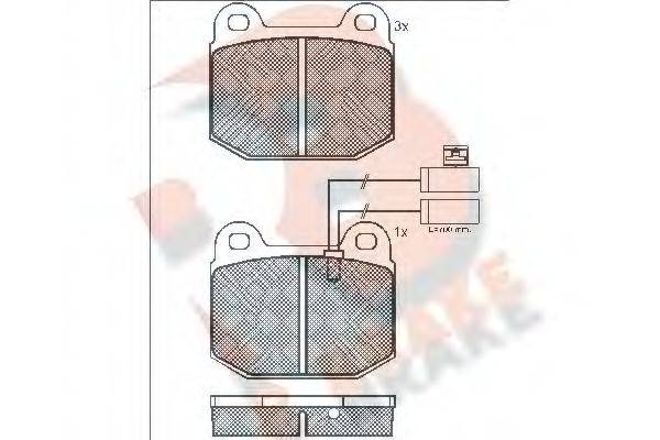 R BRAKE RB0627