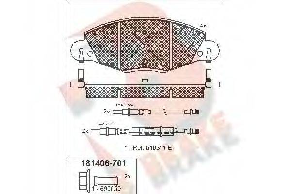 R BRAKE RB1406-701