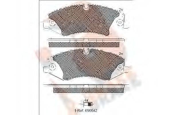 R BRAKE RB1957