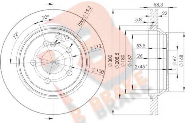 R BRAKE 78RBD23053