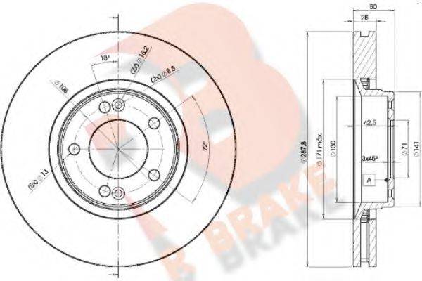 R BRAKE 78RBD27814