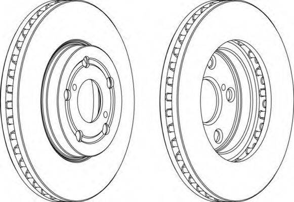 BRAKE ENGINEERING DI955376 гальмівний диск