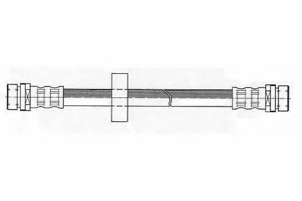 FERODO FHY2229 Гальмівний шланг