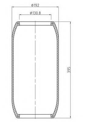 VOLVO 20 535 875 Кожух пневматичної ресори