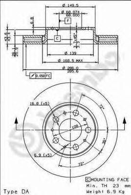 BREMBO 09.8633.75