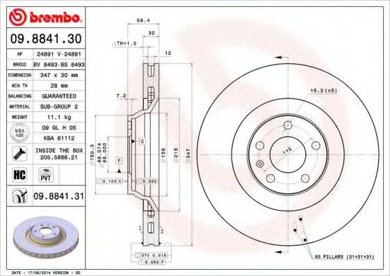 BREMBO 09.8841.30