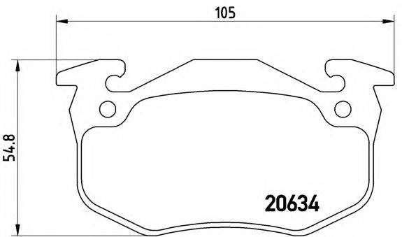 BREMBO P 68 020