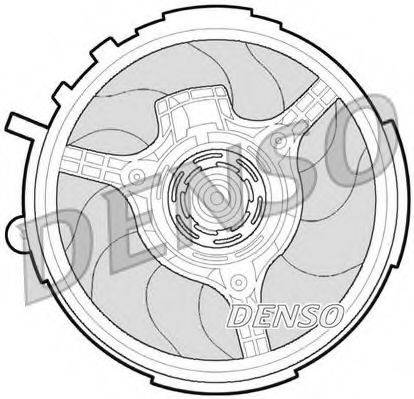 DENSO DER09061 Вентилятор, охолодження двигуна