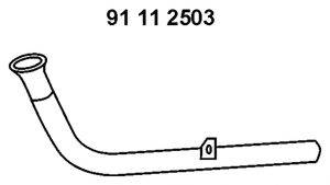 HJS 91112503 Труба вихлопного газу