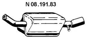 EBERSPACHER 0819183 Глушник вихлопних газів кінцевий