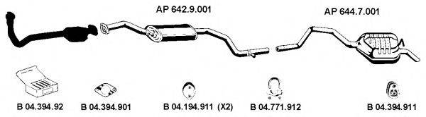 EBERSPACHER AP2172 Система випуску ОГ