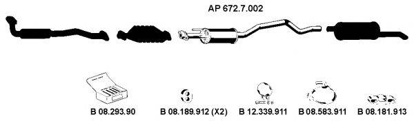 EBERSPACHER AP2269 Система випуску ОГ