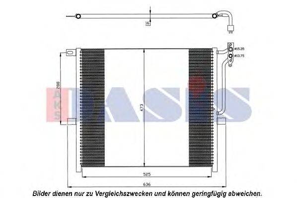 HELLA 8FC351344124 Конденсатор, кондиціонер