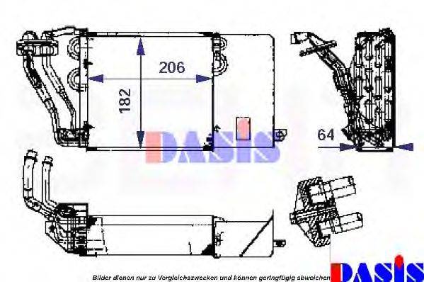 MERCEDES-BENZ A6738300258 Випарник, кондиціонер