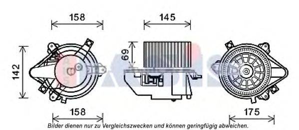 ALFAROME/FIAT/LANCI 77362485 Вентилятор салону