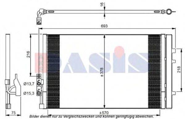 BMW 9 216 143 Конденсатор, кондиціонер