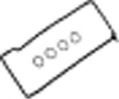 MERCEDES-BENZ 606 016 02 21 (4x) Комплект прокладок, кришка головки циліндра