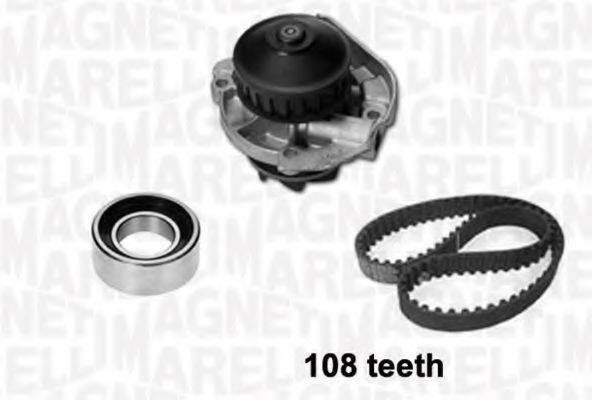 MAGNETI MARELLI 341401610001 Водяний насос + комплект зубчастого ременя