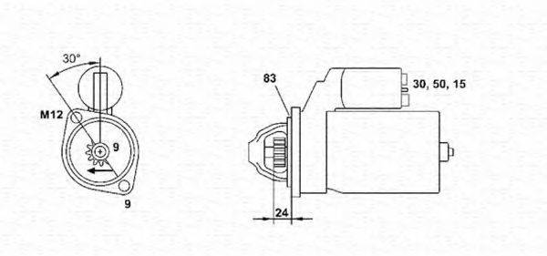 MAGNETI MARELLI 943251464010 Стартер