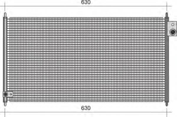 MAGNETI MARELLI 350203471000 Конденсатор, кондиціонер