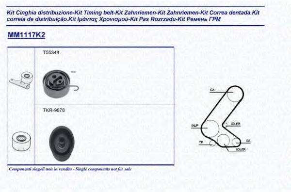 MAGNETI MARELLI 341311171102 Комплект ременя ГРМ